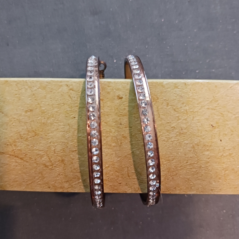 Rhinestone hoops - Picture 2 of 4